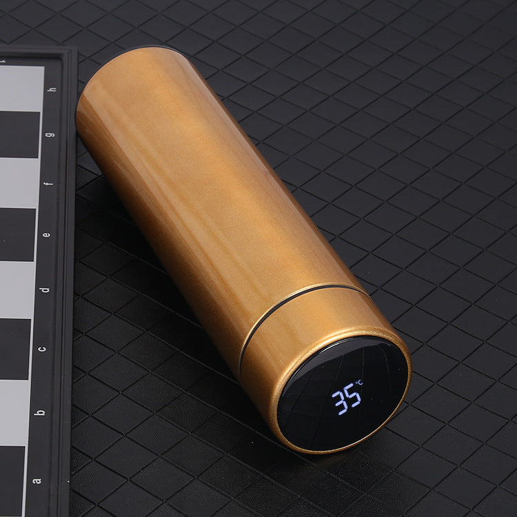 Smart Edelstahl-Thermoflasche mit LED-Temperaturanzeige