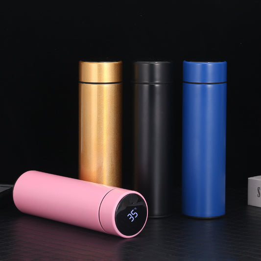 Smart Edelstahl-Thermoflasche mit LED-Temperaturanzeige